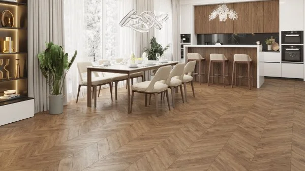 Кварц-виниловая плитка Alpine Floor Chevron Гевуина ECO 20-10 (2,5 мм. 43 класс) в Иркутске