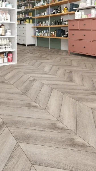 Кварц-виниловая плитка Alpine Floor Chevron Дуб Исида ECO 20-8 (2,5 мм. 43 класс) в Иркутске