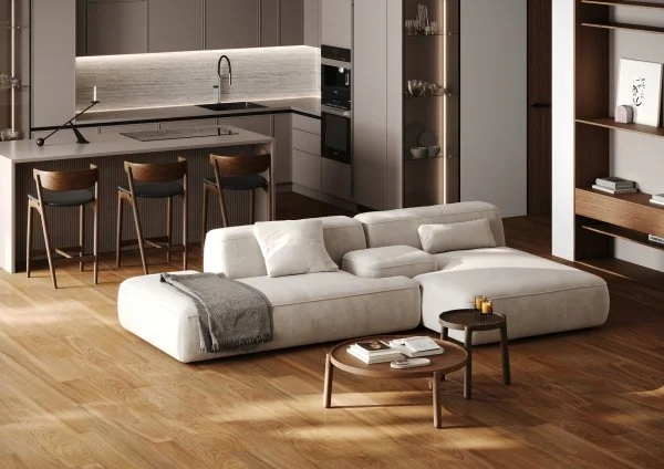 Паркетная доска Quartz Parquet Классик 5 мм Дуссия Африканская 550-63 в Иркутске