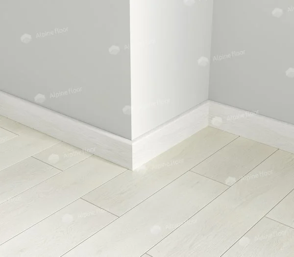 Кварцевый плинтус Alpine Floor Parquet Light 13-0 Белый в Иркутске