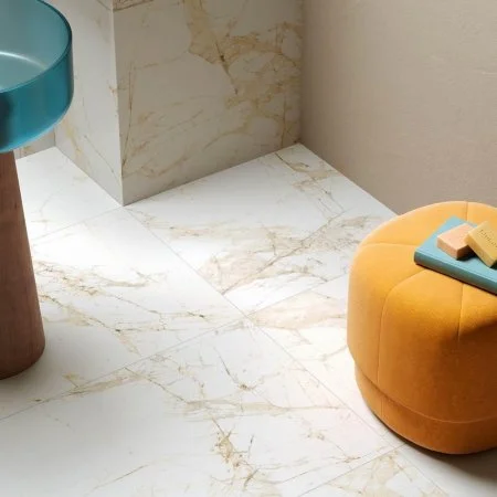 Керамогранит Coliseum Канова Уайт 60х120 (Натуральный и Реттифицированный) в Иркутске