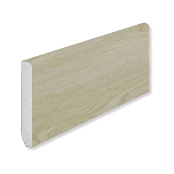 Кварцевый плинтус Fargo 18001-35 Ясень Белый 80х11х2200 мм в Иркутске