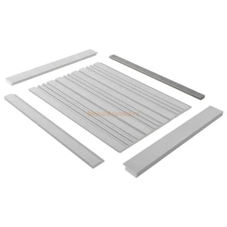 Финишный молдинг LF124B S339S левый декорированный (31х12х2700мм) в Иркутске