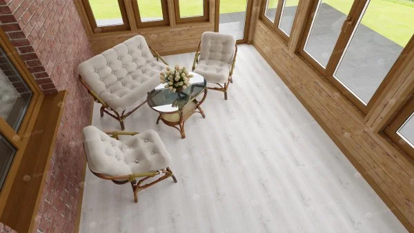 Каменно-полимерная плитка Alpine Floor Classic Дуб Выбеленный ECO 182-8, 4мм 43 класс в Иркутске