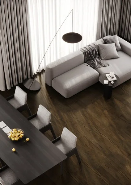 Паркетная доска Quartz Parquet Классик 5 мм Дуб Брауни 413 в Иркутске