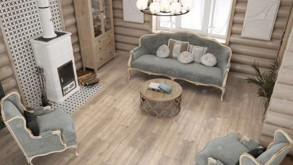 Каменно-полимерная плитка Alpine Floor Real Wood Дуб Натуральный ECO 2-5, 6 мм 43 класс в Иркутске