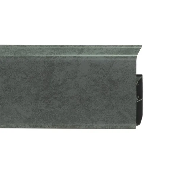 Пластиковый плинтус Royce №340 Мрамор Тёмный (80х24х2200мм) в Иркутске