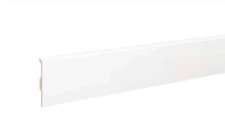 Плинтус дюрополимерный Bonkeel 01 Белый (80х14х2000 мм) в Иркутске