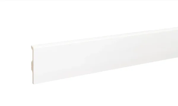 Плинтус дюрополимерный Bonkeel 01 Белый (80х14х2000 мм) в Иркутске