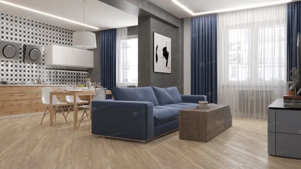 Кварц-виниловая плитка Alpine Floor Sequoia Секвойя Коньячная ECO 6-2 3.2 мм. 43 класс в Иркутске