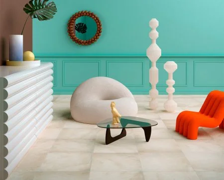 Керамогранит Coliseum Ривьера Уайт 60х60 (Натуральный и Реттифицированный) в Иркутске