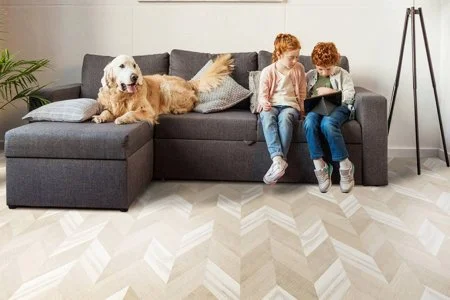 Пробковое покрытие CorkStyle Chevron Creme в Иркутске