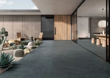 Керамогранит Vitra QuarStone Антрацит 60х120 (Натуральная и Реттифицированная) в Иркутске