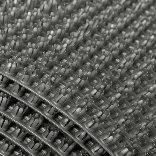 Щетинистое покрытие Альфа-Стиль 128 Серый металлик - 0,9х15 м. пог в Иркутске