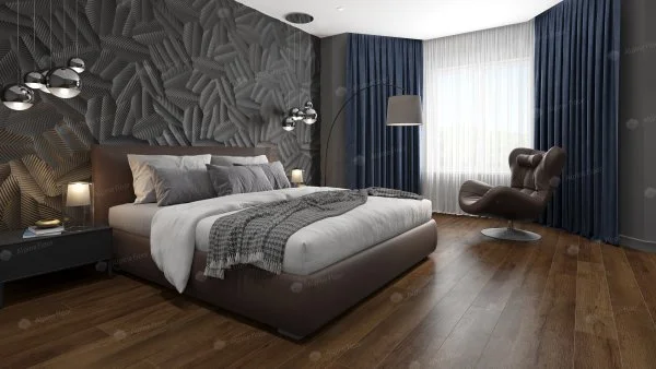 Кварц-виниловая плитка Alpine Floor Premium XL Дуб Шоколадный ЕСО 7-18, 8 мм. 43 класс в Иркутске