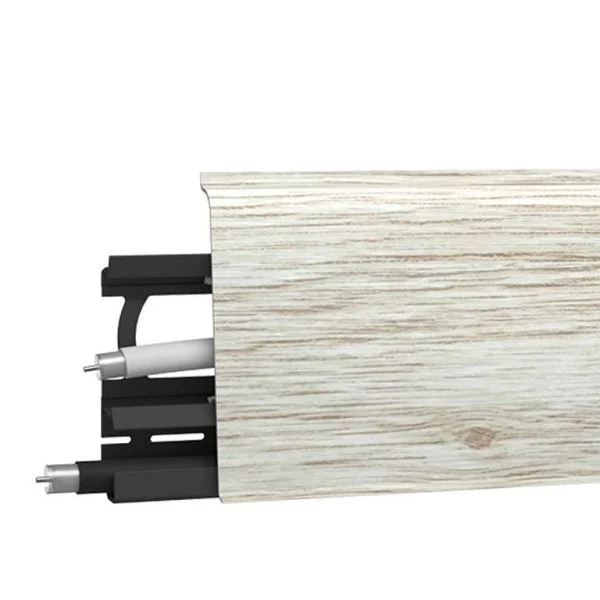 Плинтус пластиковый Arbiton INDO70 135 Дуб Платиновый 2,5 м в Иркутске