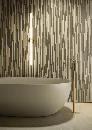 Керамогранит Italon Метрополис Вставка Стрип Ворм 26х75 (Натуральная) в Иркутске