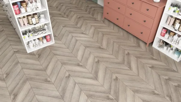 Кварц-виниловая плитка Alpine Floor Chevron Дуб Исида ECO 20-8 (2,5 мм. 43 класс) в Иркутске