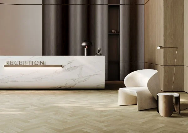 Кварц-виниловая плитка Fargo Herringbone 44-653-41 Дуб Атлантик в Иркутске