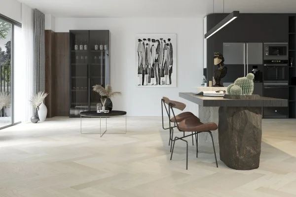 Паркетная доска Quartz Parquet Английская Ёлка Дуб Песочный 33-408 в Иркутске