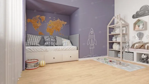 Каменно-полимерная плитка Alpine Floor Classic Дуб Ваниль Селект ECO 106-3, 4мм 43 класс в Иркутске