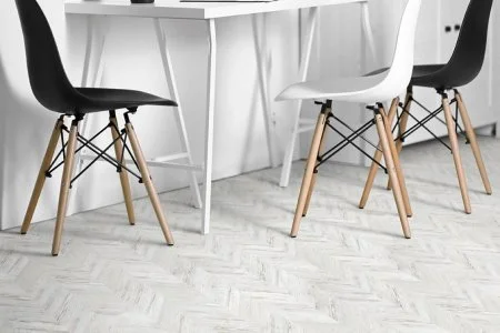 Пробковое покрытие CorkStyle Chevron White в Иркутске