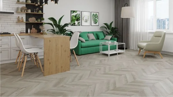 Кварц-виниловая плитка Alpine Floor Chevron Дуб Фантазия ECO 20-1 (2,5 мм. 43 класс) в Иркутске