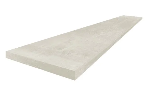 Керамогранит Coliseum Экспо Уайт Ступень угловая левая (Натуральный, 33х60) в Иркутске