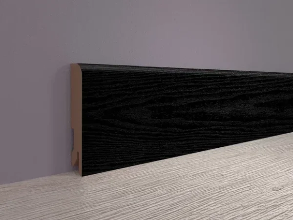 Плинтус MDF Bonkeel 24033 Чёрное Дерево (80х16х2400 мм) в Иркутске