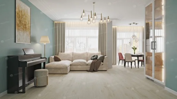 Каменно-полимерная плитка Alpine Floor Solo Модерато ECO 14-11, 3,5 мм 34 класс в Иркутске