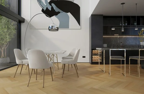 Паркетная доска Quartz Parquet Английская Ёлка Дуб Тоскана 33-407 в Иркутске