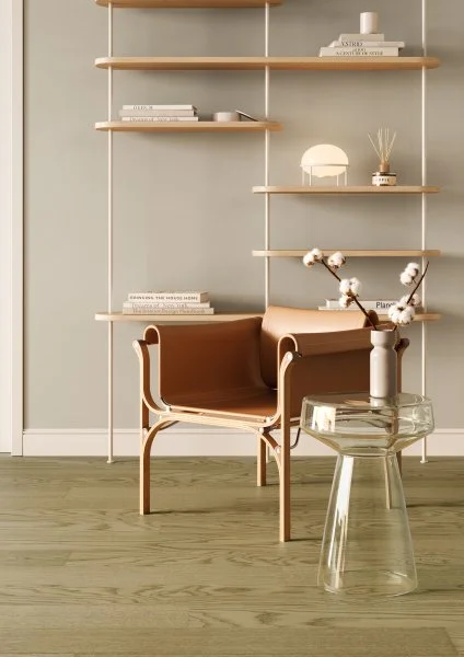 Паркетная доска Quartz Parquet Классик 5 мм Дуб Флэт Уайт 1258-55 в Иркутске