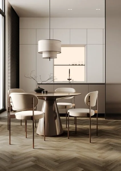 Кварц-виниловая плитка Fargo Herringbone 44-4105-12 Дуб Ванкувер (Градиент) в Иркутске