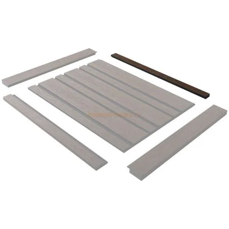 Финишный молдинг LF124B BR396K левый декорированный (31х12х2700мм) в Иркутске