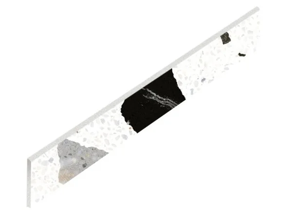 Керамогранит Coliseum Палладио Уайт Плинтус (Натуральный, 7,2х60) в Иркутске