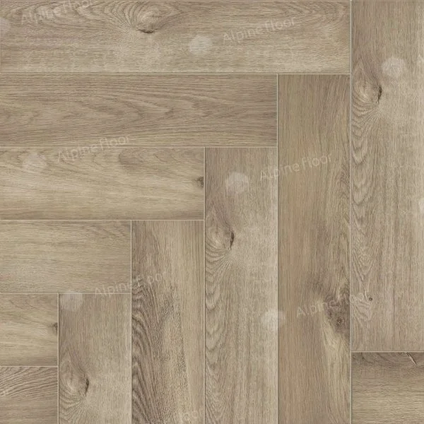 Кварц-виниловая плитка Alpine Floor Parquet Дуб Натуральный Отбеленный ЕСО 16-5 2.5 мм. 43 класс в Иркутске
