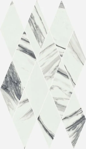 Керамогранит Italon Шарм Делюкс Статуарио Фантастико 28х48 мозаика Даймонд (Люкс) в Иркутске