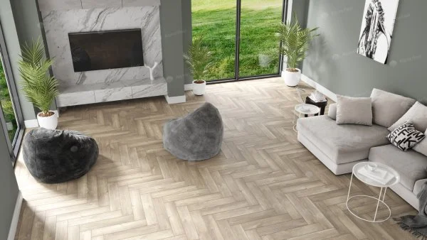 Кварц-виниловая плитка Alpine Floor Parquet Дуб Натуральный Отбеленный ЕСО 16-5 2.5 мм. 43 класс в Иркутске