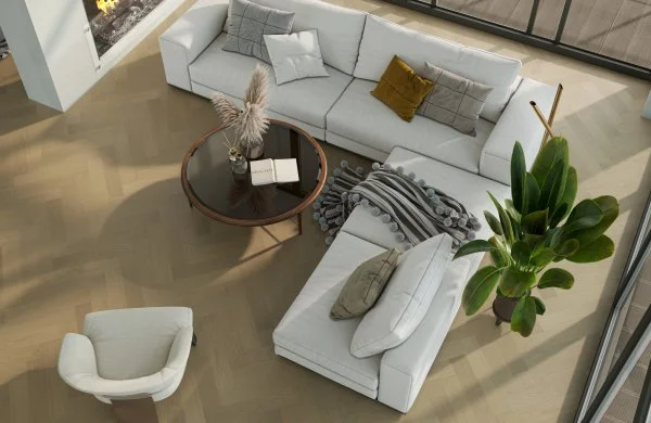 Паркетная доска Quartz Parquet Английская Ёлка Дуб Шампань 33-414 в Иркутске