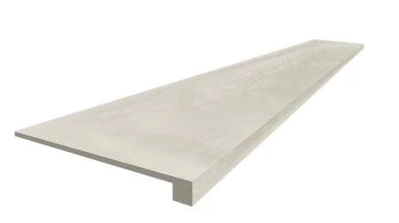 Керамогранит Coliseum Экспо Уайт Ступень фронтальная (Натуральный, 33х60) в Иркутске