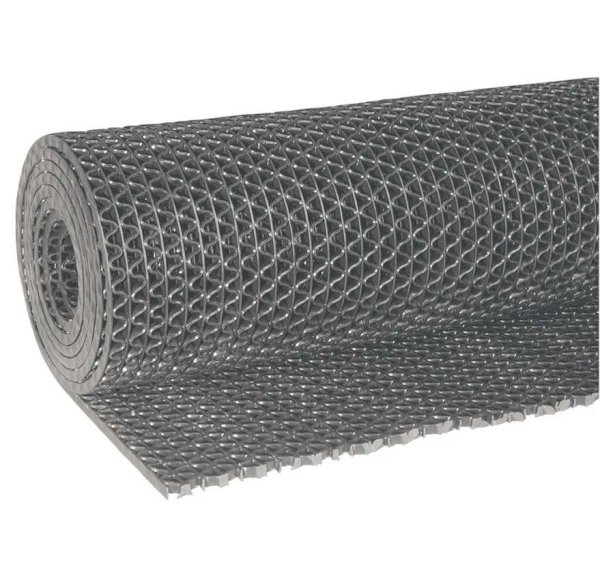 Грязезащитное рулонное покрытие ЗигЗаг Серый 4,5 мм (0,9 м) Китай в #REGION_NAME_DECLINE_PP#